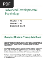 Advanced Developmental Psychology: Chapters 11-15 Lifespan 3 Ed. Broderick & Blewitt