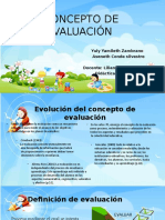 Concepto de Evaluación