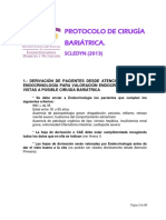 Protocolo Cirugía Bariátrica SCLEDYN 2013 PDF