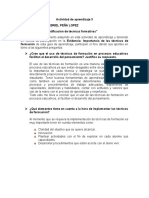 Foro "Identificación de Técnicas Formativas"