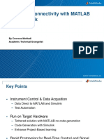 Hardware Connectivity With Matlab and Simulink