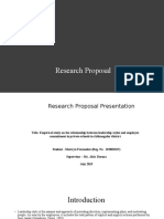 Research Proposal Presentation