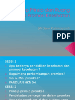 Konsep Prinsip Dan Ruang Lingkup Promosi Kesehatan