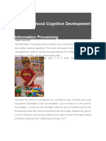 Early Childhood Cognitive Development