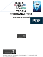 Aportes de La Teoria Psicoanalitica A La Educacion 2018