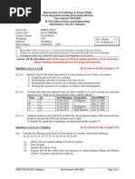 Mid-Semester Regular Data Mining QP v1 PDF