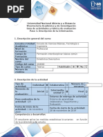 Guía de Actividades y Rúbrica de Evaluación - Paso 4 - Descripción de La Información