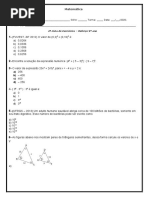 Reforço 9º Ano - 4º Lista de Exercícios - Matemática - Joon