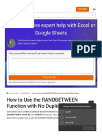 Random Formula Excel