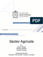 Sector Agrícola - Comercio Mundial