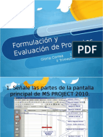 Formulación y Evaluación de Proyectos - Gloria Correa