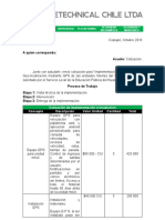 Cotizacion Slep Huasco GPS + Camara de Seguridad Con 5% de Descuento