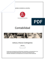 Activo y Pasivos Contingentes