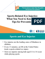 Sports Related Eye Injuries