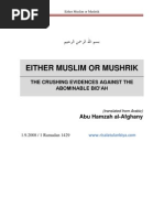 Either Muslim or Mushrik by Abu Hamza Al Afghany 