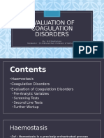 Evaluation of Coagulation Disorders - FINAL