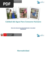 Tema 3 Calidad de Agua para Consumo Humano