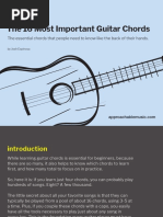 16 Most Important Guitar Chords