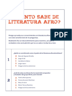 Preguntas Literatura Afrocolombiana