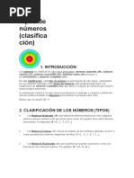 Tipos de Numeros