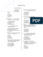 Diagnostic Test - ToEFL