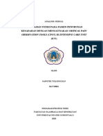 Analisis Jurnal Icu Sawitri Tolinggilo