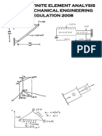 Fea Question With Class Notes and Formula Book