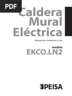 Manual Caldera Mural Electrica Ekno ln2