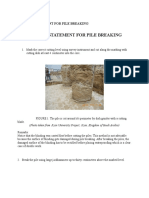 Method Statement For Pile Breaking PDF