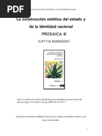 Mandoki Katya - La - Construccion - Estetica - Del - Estado - y - de Prosaica3 PDF