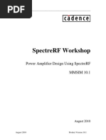 Cadence PA Design Using SpectreRF PDF