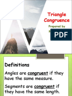 Triangle Congruence