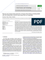 Physical and Antimicrobial Properties of Banana Flour and Chitosan Biodegradable