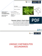 Unidad 3 Metabolitos Secundarios