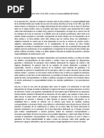 Ensayo Sobre La Ley 23 de 1981: La Ética y La Responsabilidad Del Médico