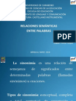 Relaciones Semánticas Entre Palabras