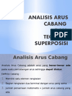 Analisis Arus Cabang Dan Teorema Superposisi