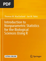 Non Parametrical Statics Biological With R PDF