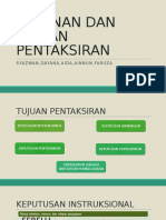 Peranan Dan Tujuan Pentaksiran