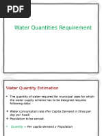 Water Requirements