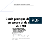 Guide Pratique Systeme LMD en Francais