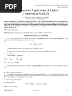 On Noteworthy Applications of Laplace