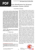 Multiple Lanes Identification For Advanced Driver Assistance System (ADAS)