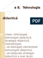 Tema 8 Tehnologia Didactica