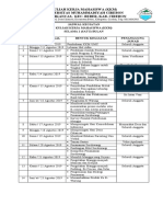 Jadwal Kegiatan KKM