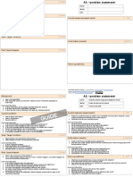 A3 Problem Solving Template