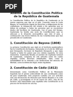 Análisis de La Constitución Política de La República de Guatemala