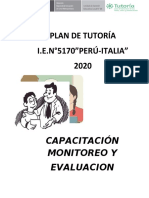 Plan de Tutoría