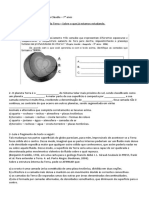 Atividade Ciências 6° Ano - Cláudia