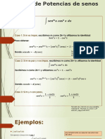 Productos de Potencias de Senos y Cosenos